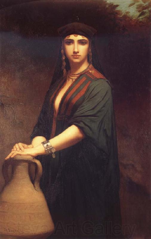Charles Landelle Peasant Woman Norge oil painting art